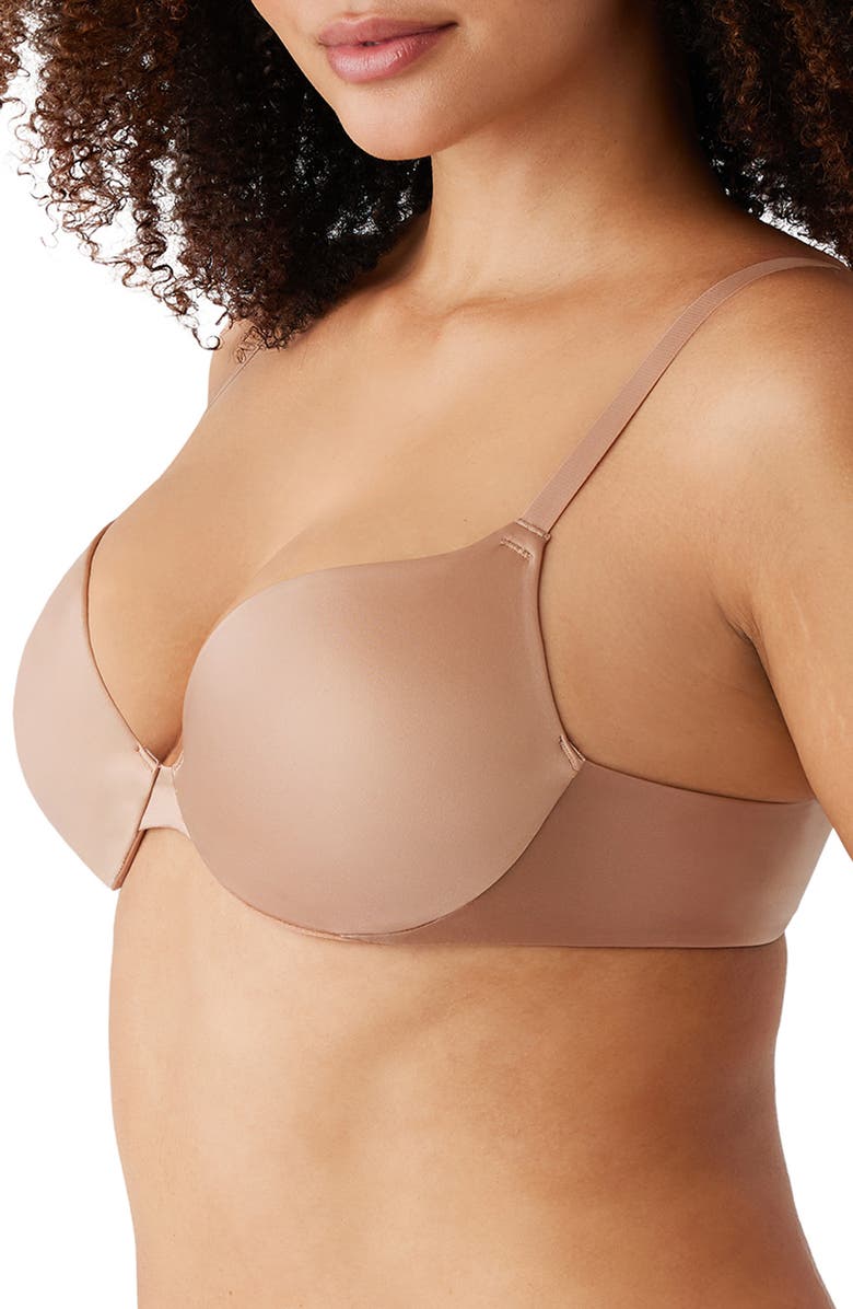 Wacoal Inner Sheen Underwire T-Shirt Bra, Alternate, color, Roebuck