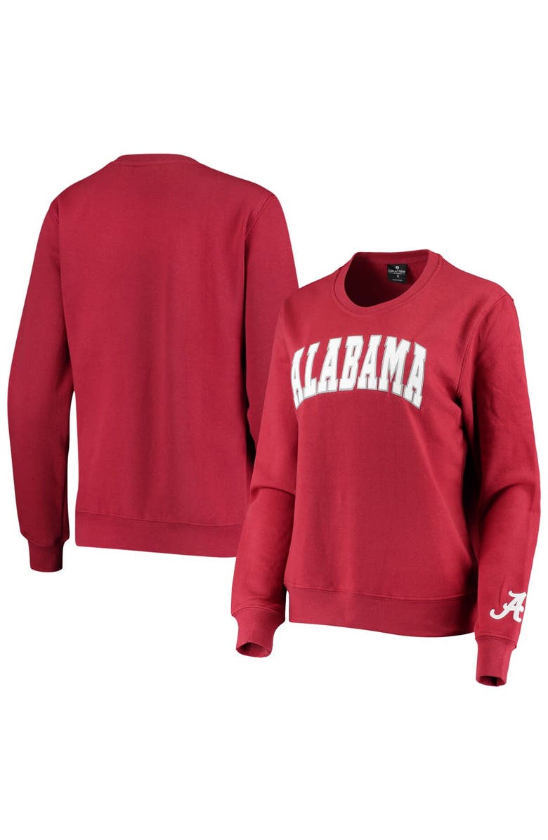 COLOSSEUM Women's Colosseum Crimson Alabama Crimson Tide Campanile Pullover Sweatshirt, Main, color, 