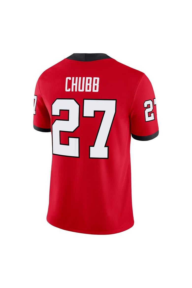 Men's Nike Nick Chubb Red Georgia Bulldogs Alumni Game Jersey, Alternate, color, Red