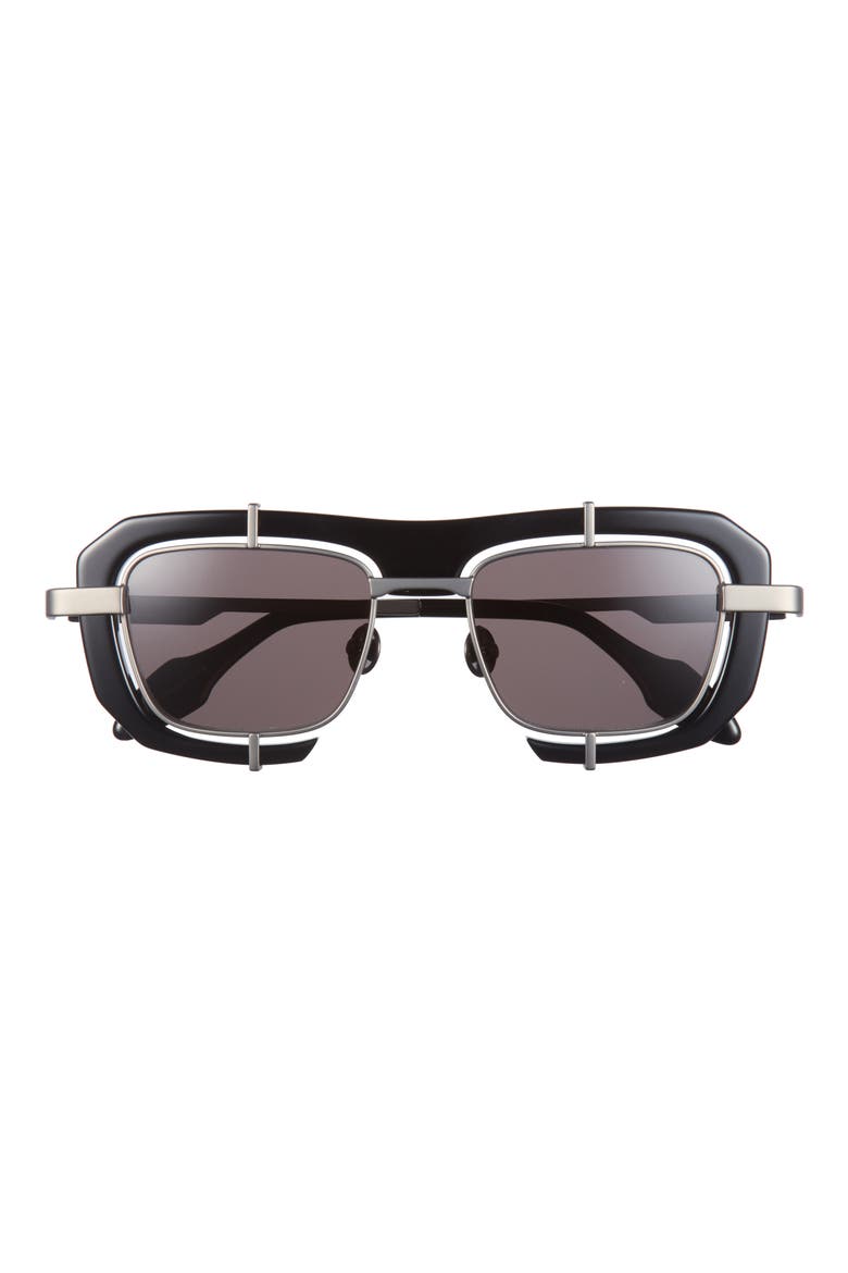 Geometric Sunglasses, Main, color, BLACK