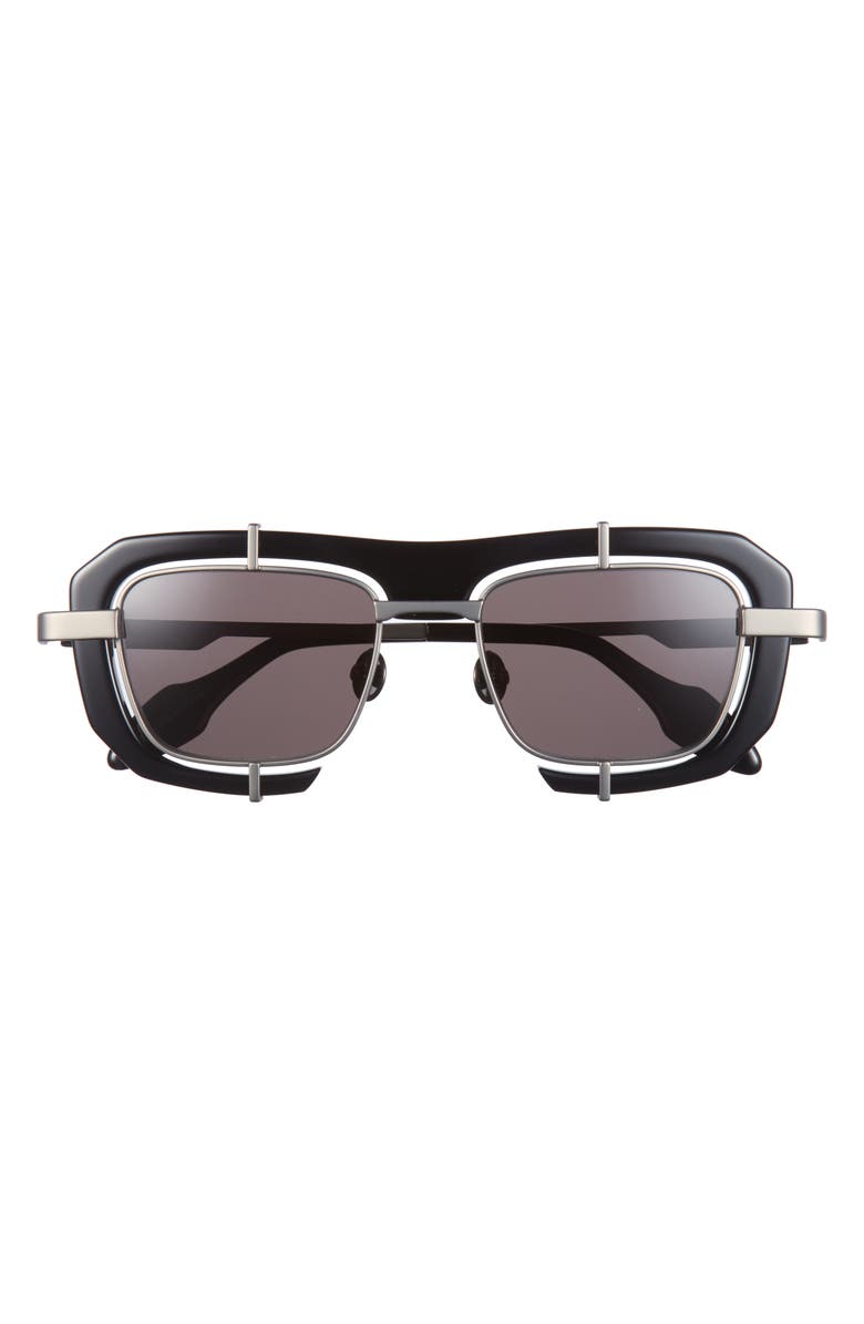 JW Anderson Geometric Sunglasses, Main, color, Black