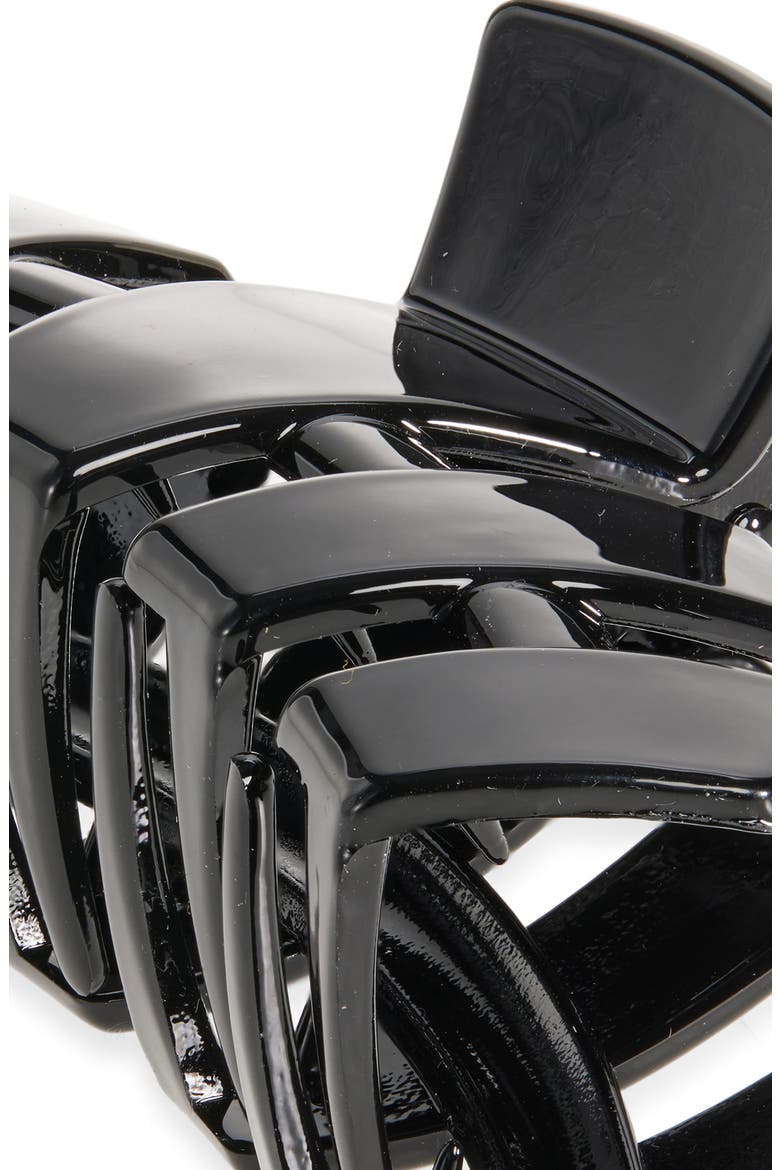 Large Classic Clw Clip, Alternate, color, JET BLACK