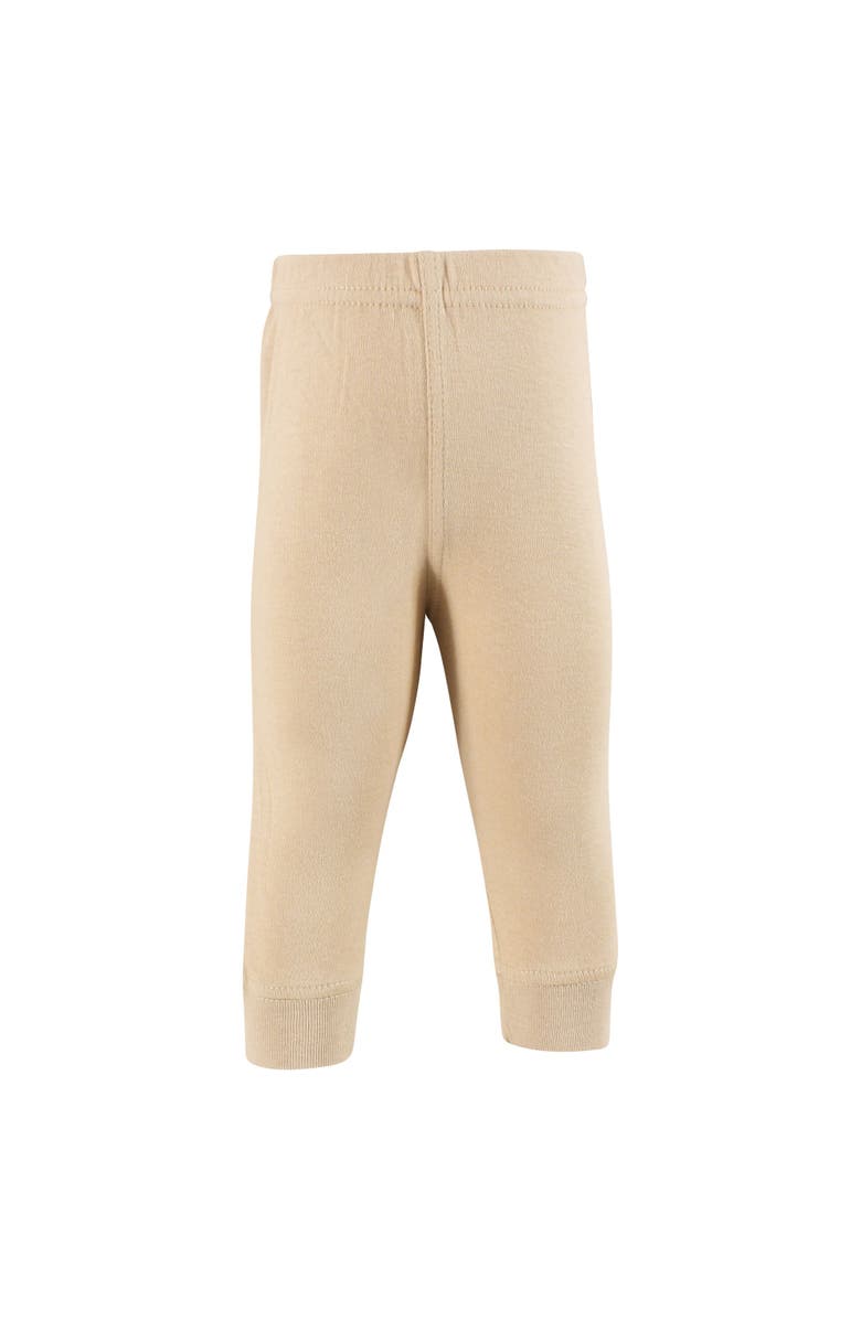 Hudson Baby Cotton Pants & Leggings, Alternate, color, Tan Gray Black