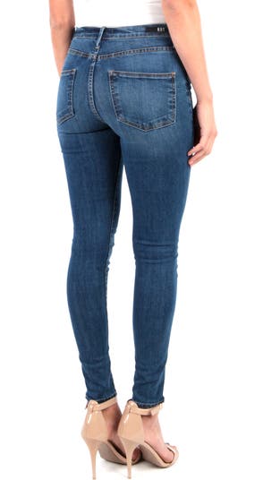 KUT From The Kloth Mia High Rise Slim Skinny Jeans - Modal Blend Ankle Pants
