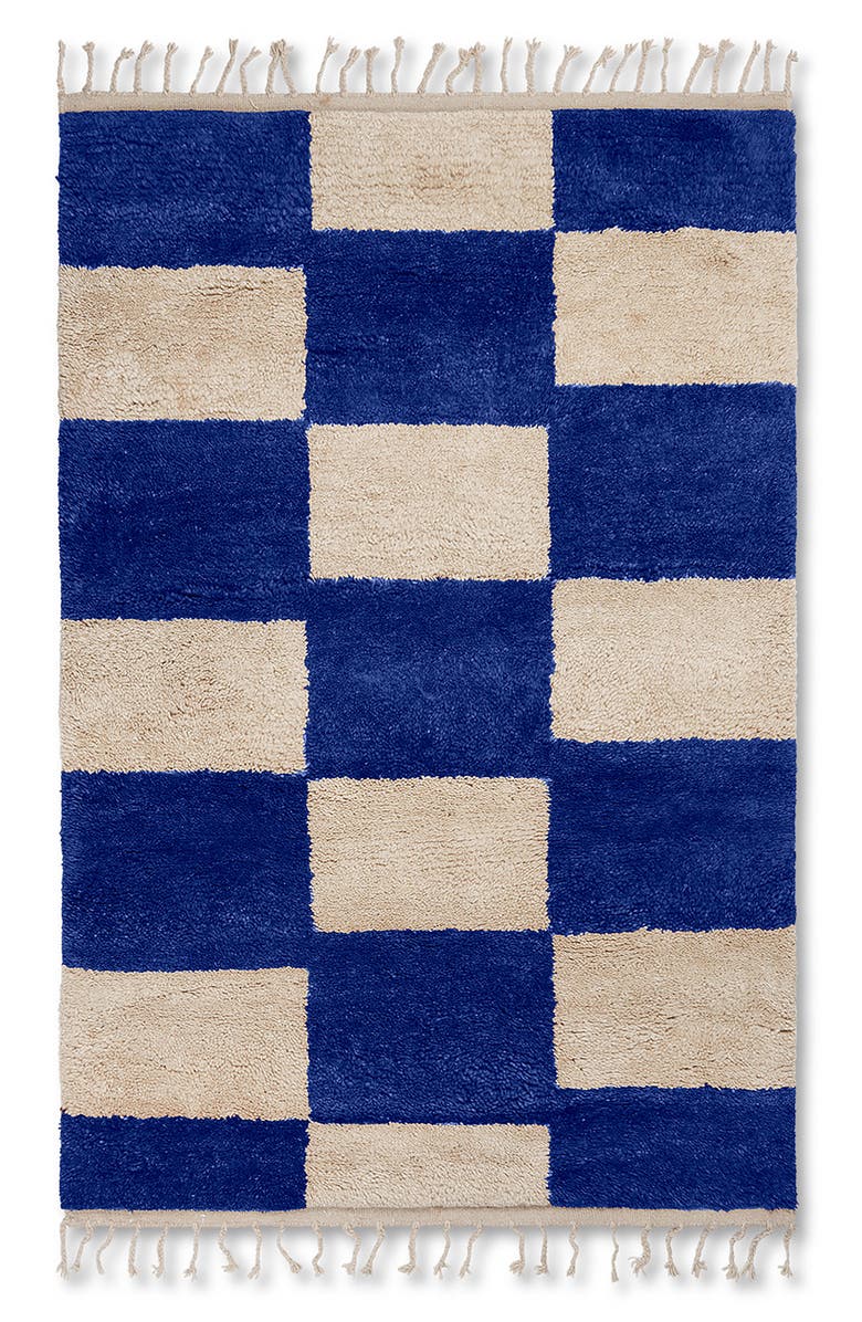 ferm LIVING Mara Knotted Rug, Main, color,