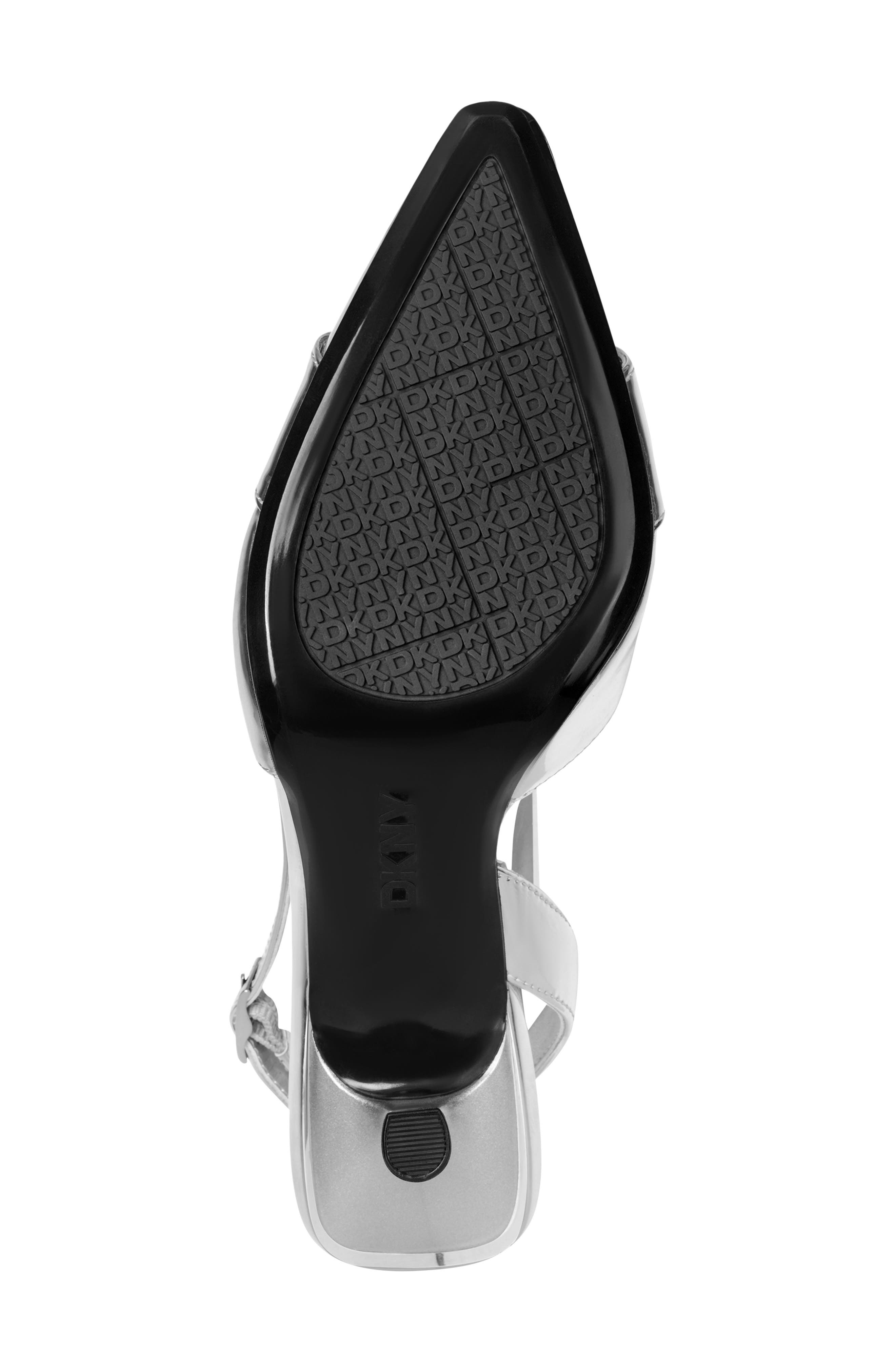 DKNY Neaira Slingback Pump, Alternate, color, Silver