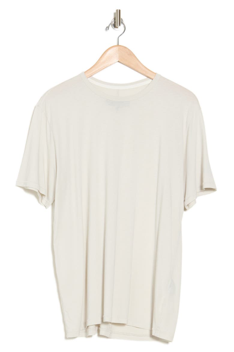 Crewneck Cotton Blend T-Shirt, Alternate, color, LUNAROCK