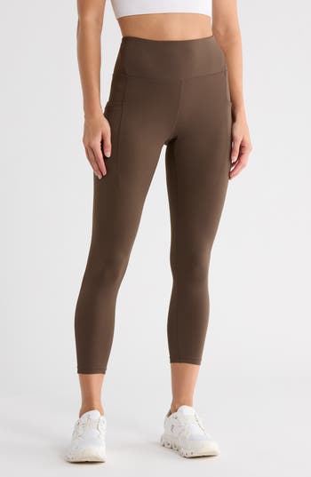 Layer 8 Bliss 7/8 Leggings In Brown