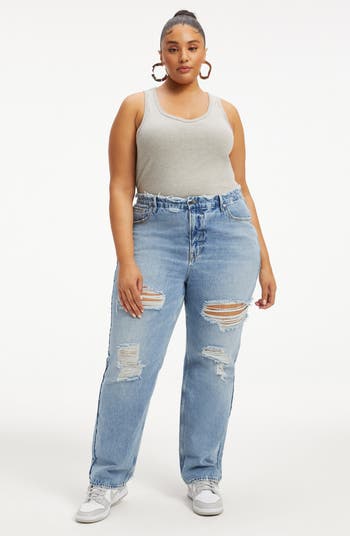 Fitted Rib Scoop Neck Tank