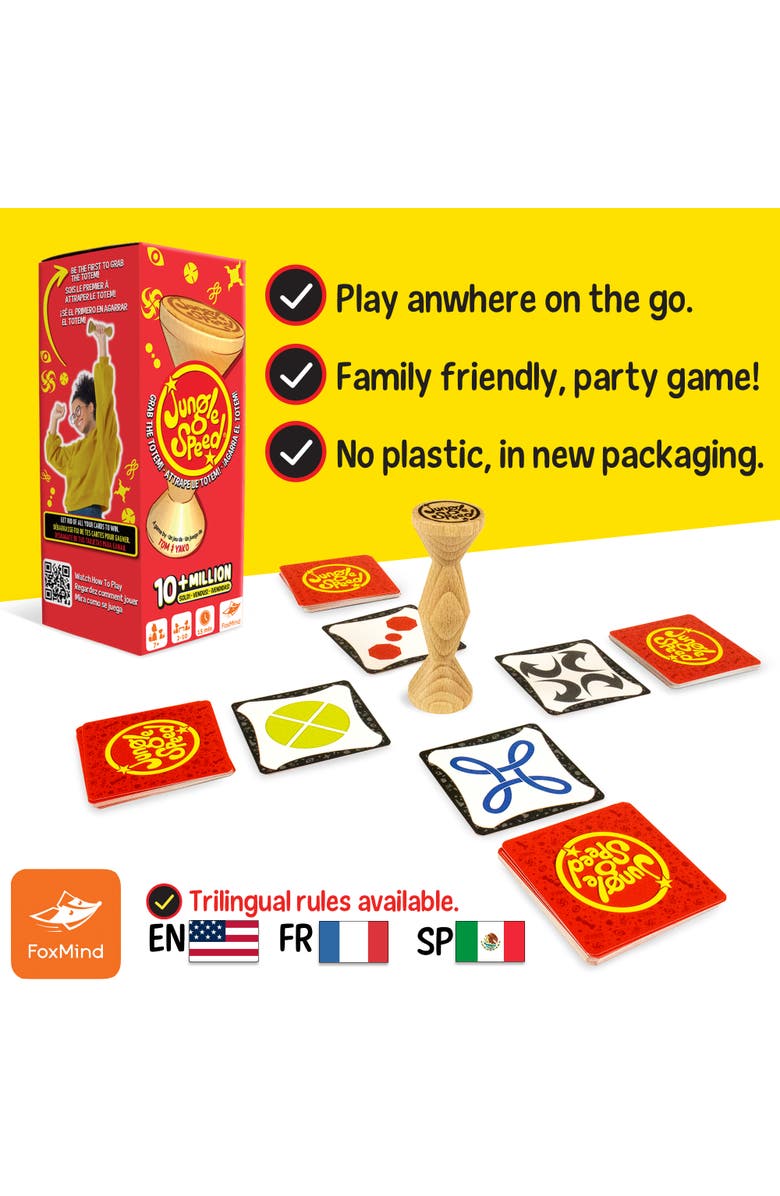 FoxMind Games Jungle Speed, Eco Edition, 7+, Alternate, color, 