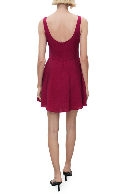 Mango Open Back Minidress