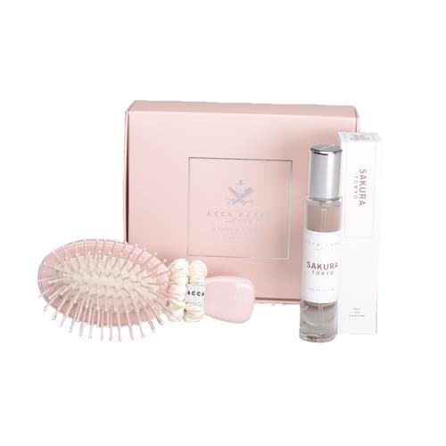 Acca Kappa Sakura Tokyo Eau De Parfum & Hair Care Gift Set In White