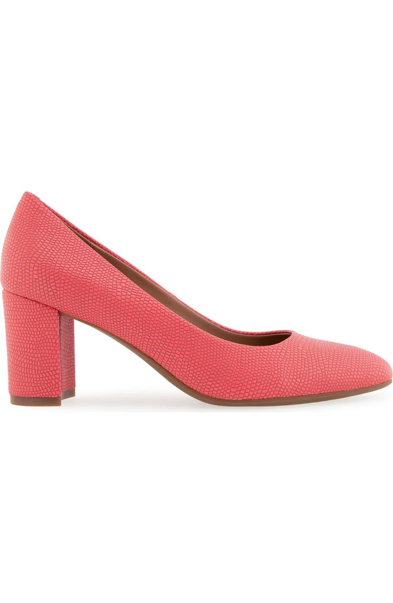 Aerosoles Betsy Pump, Alternate, color, Coral Lizard Faux Leather