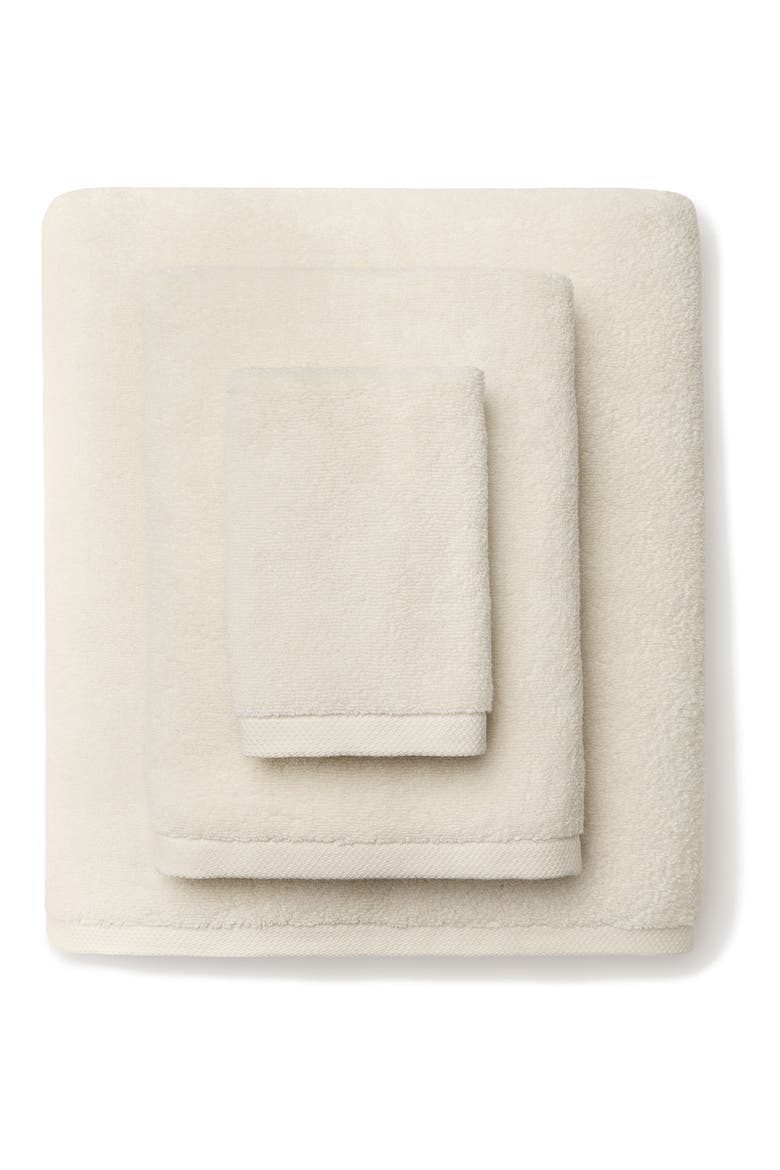 Cielo Cotton Bath Towel, Alternate, color, IVORY