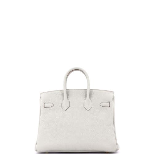 Pre-owned Hermes Hermes Birkin Handbag Grey Togo With Gold Hardware 25 In Gray