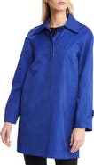 Sam Edelman Mac Water Repellent Cotton Blend Raincoat