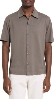 Theory Relaxed Short Sleeve Button-Up Shirt