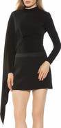 Alexia Admor Ivo Drape Cape Jersey Top