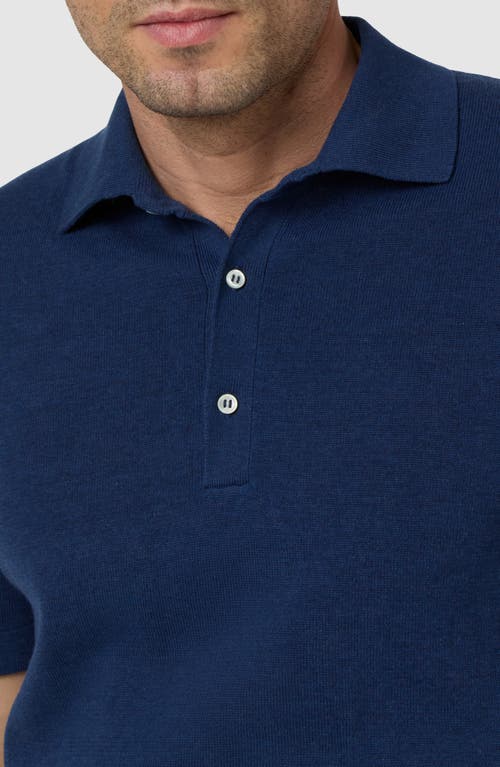 Sid Mashburn Rally Polo Sweater In Blue
