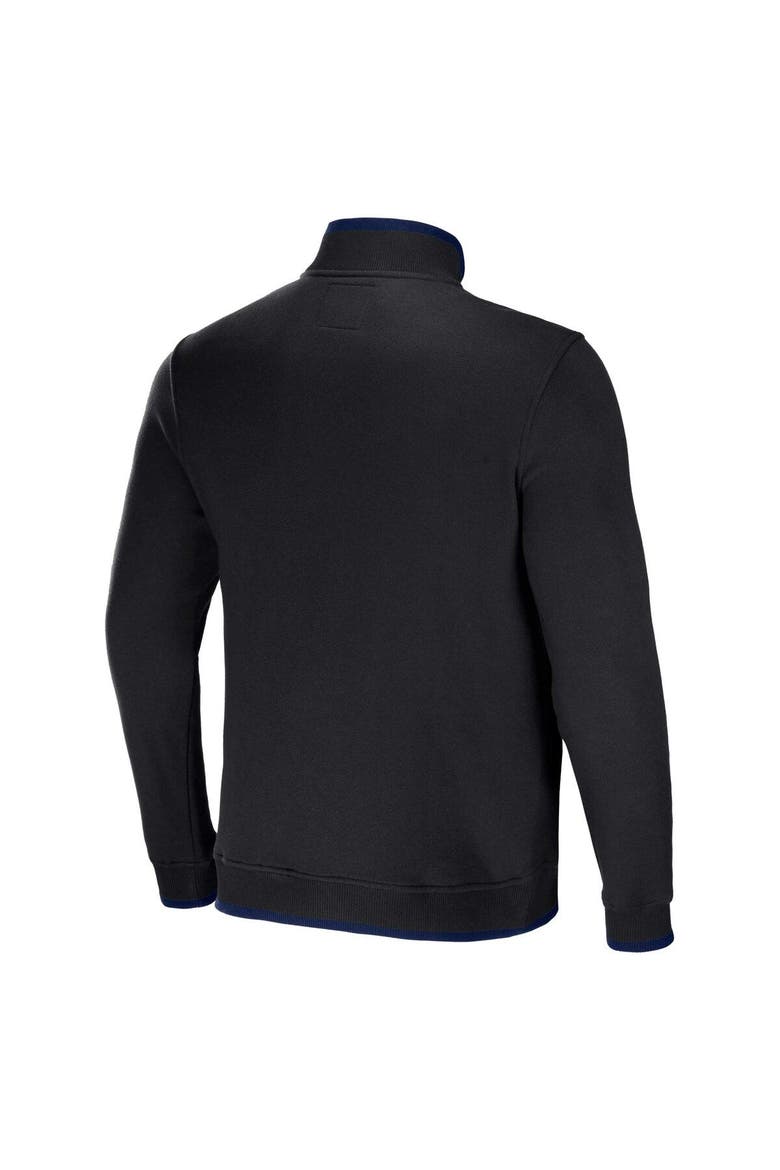 Men's NFL x Darius Rucker Collection by Fanatics Black Tennessee Titans Logo Quarter-Zip Top, Alternate, color, Black
