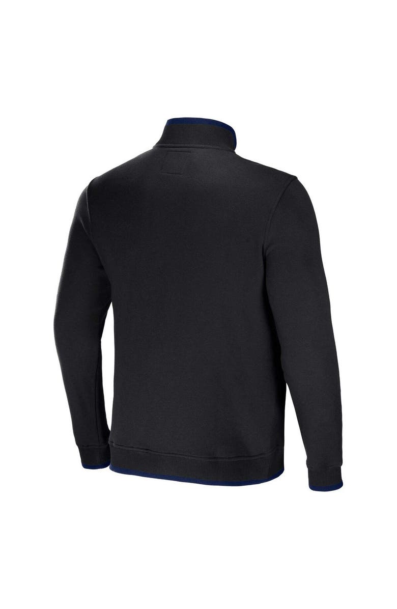 NFL X DARIUS RUCKER Men's NFL x Darius Rucker Collection by Fanatics Black Tennessee Titans Logo Quarter-Zip Top, Alternate, color, Black