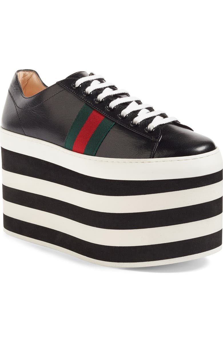 Gucci Peggy Platform Sneaker, Main, color,