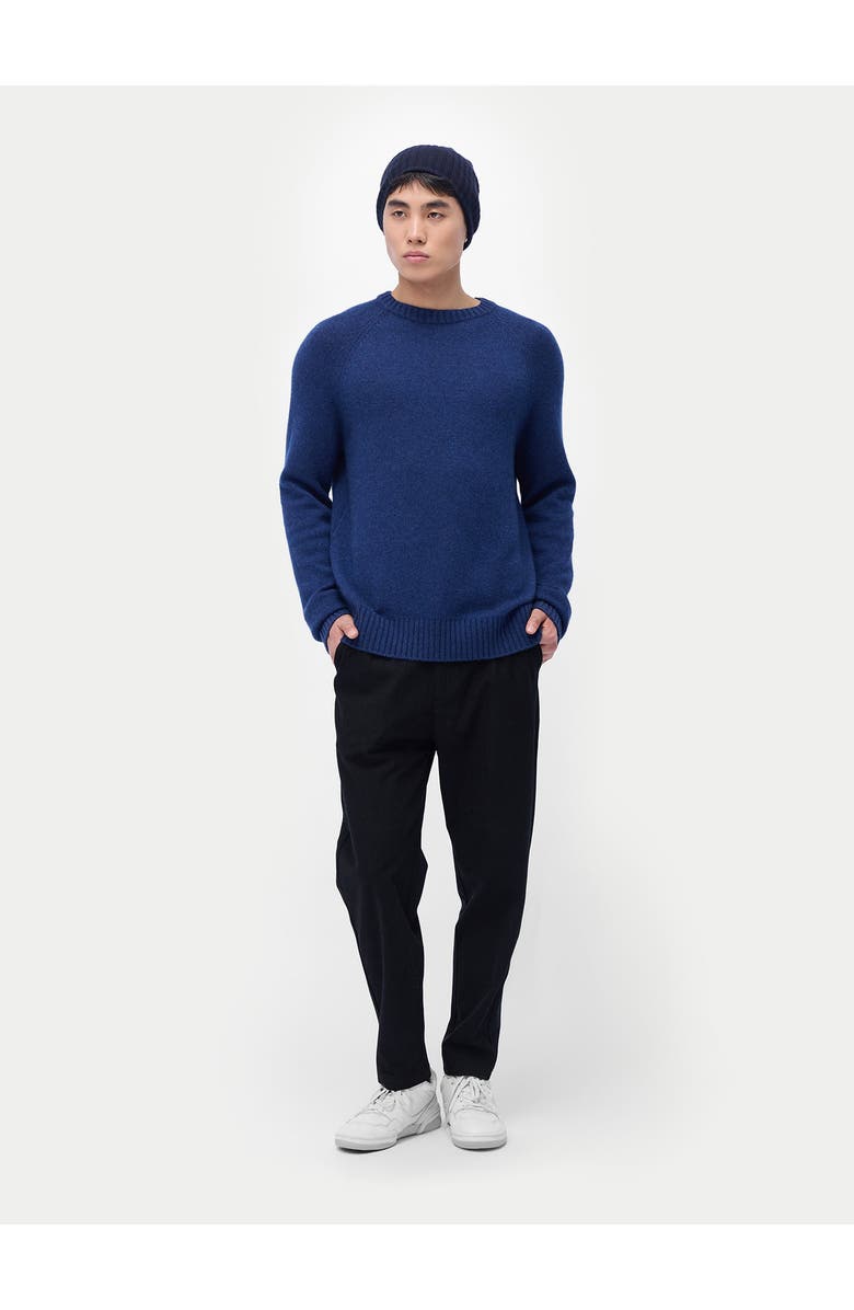 GOBI Mongolian Cashmere Cashmere Raglan Sweater, Alternate, color, Eclipse