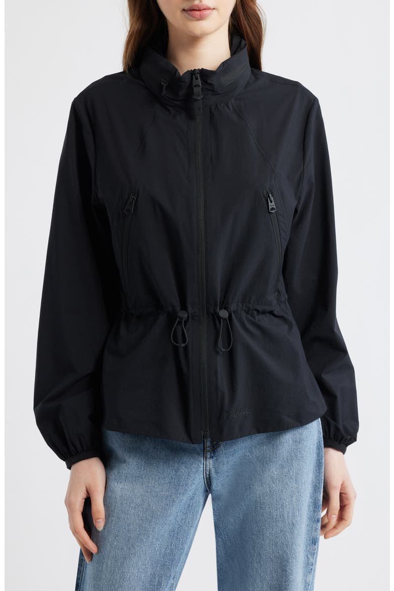Roxy Rain Jacket, Main, color, BLACK