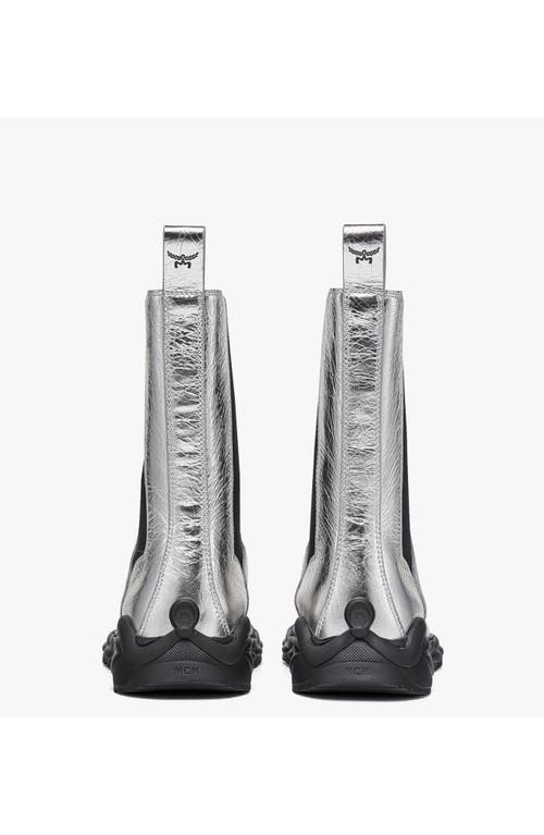 Mcm Skywander Boots In Silver