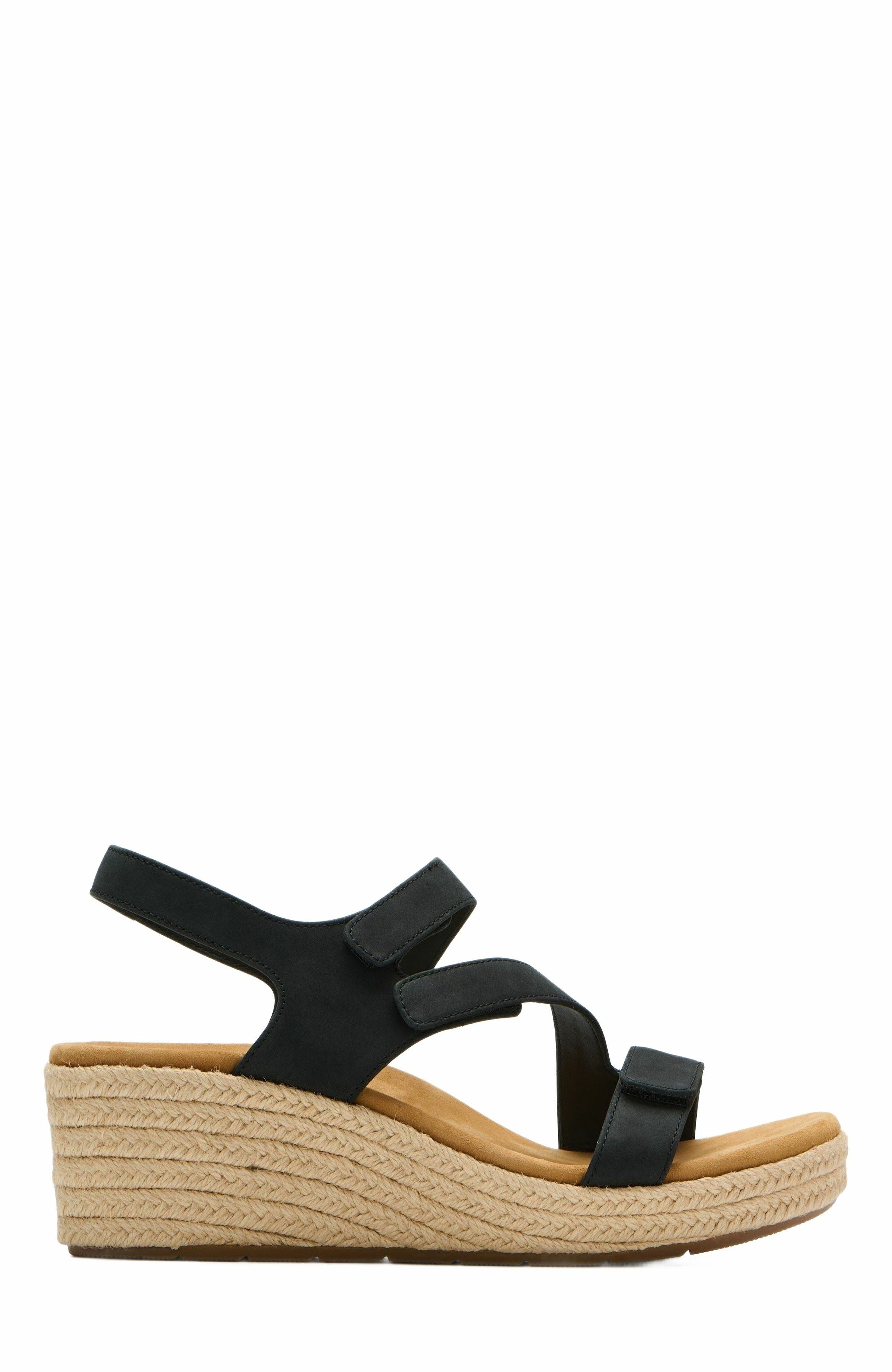 ABEO Riviera Adjustable Sandal, Alternate, color, Black - Metatarsal