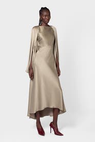 Roksanda Koda Brushed Silk Midi Dress