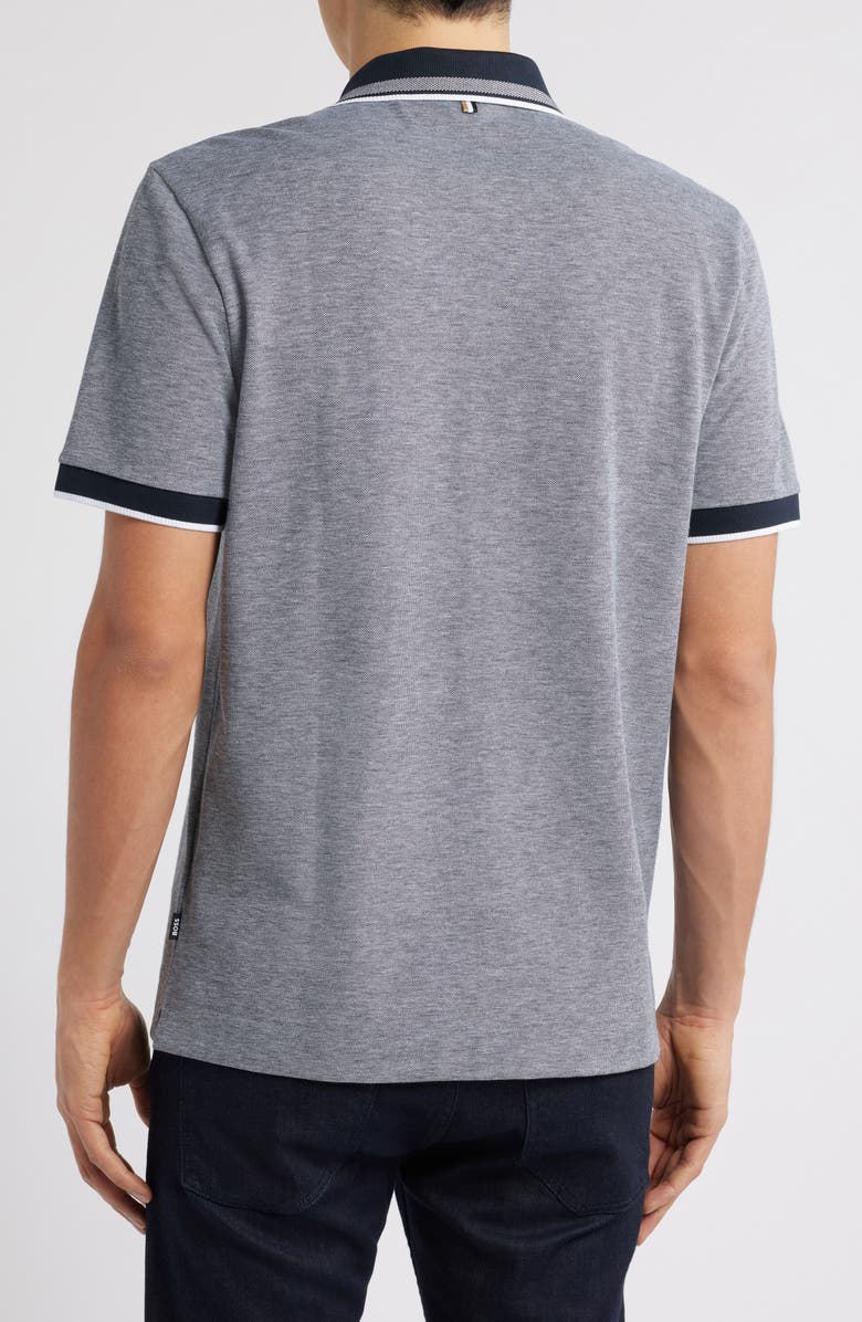 BOSS Prout Tipped Cotton Piqué Polo, Alternate, color, 