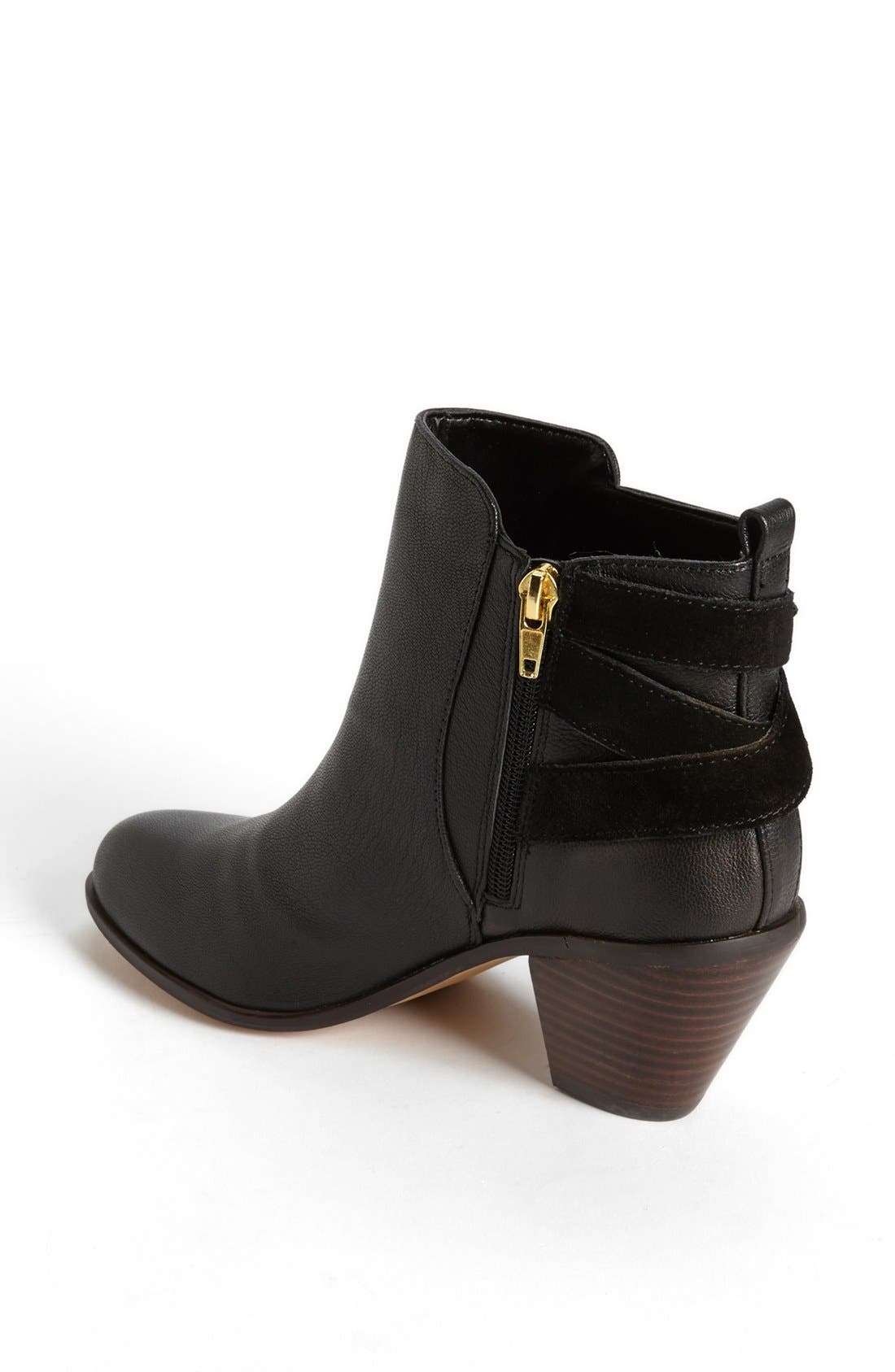 Julianne Hough for Sole Society 'Idelle' Bootie, Alternate, color, BLACK/ BLACK
