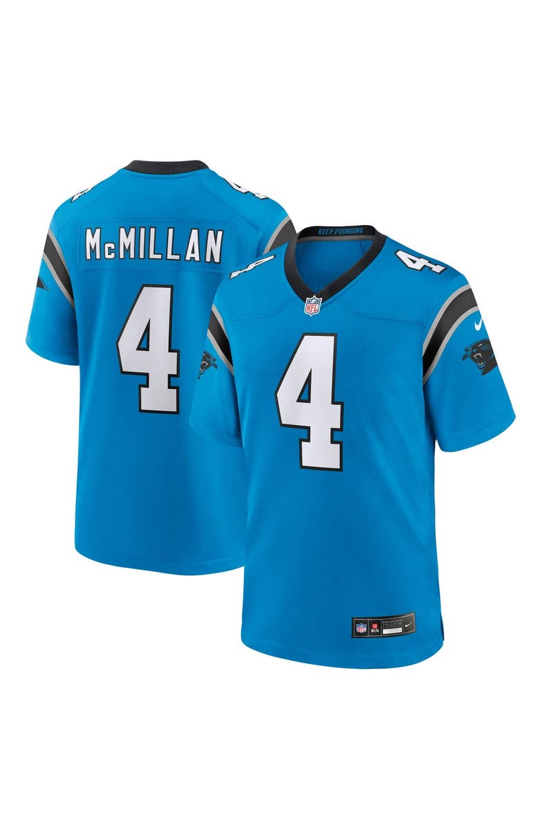 Nike Men's Nike Tetairoa McMillan Blue Carolina Panthers Alternate Game Jersey, Main, color, 