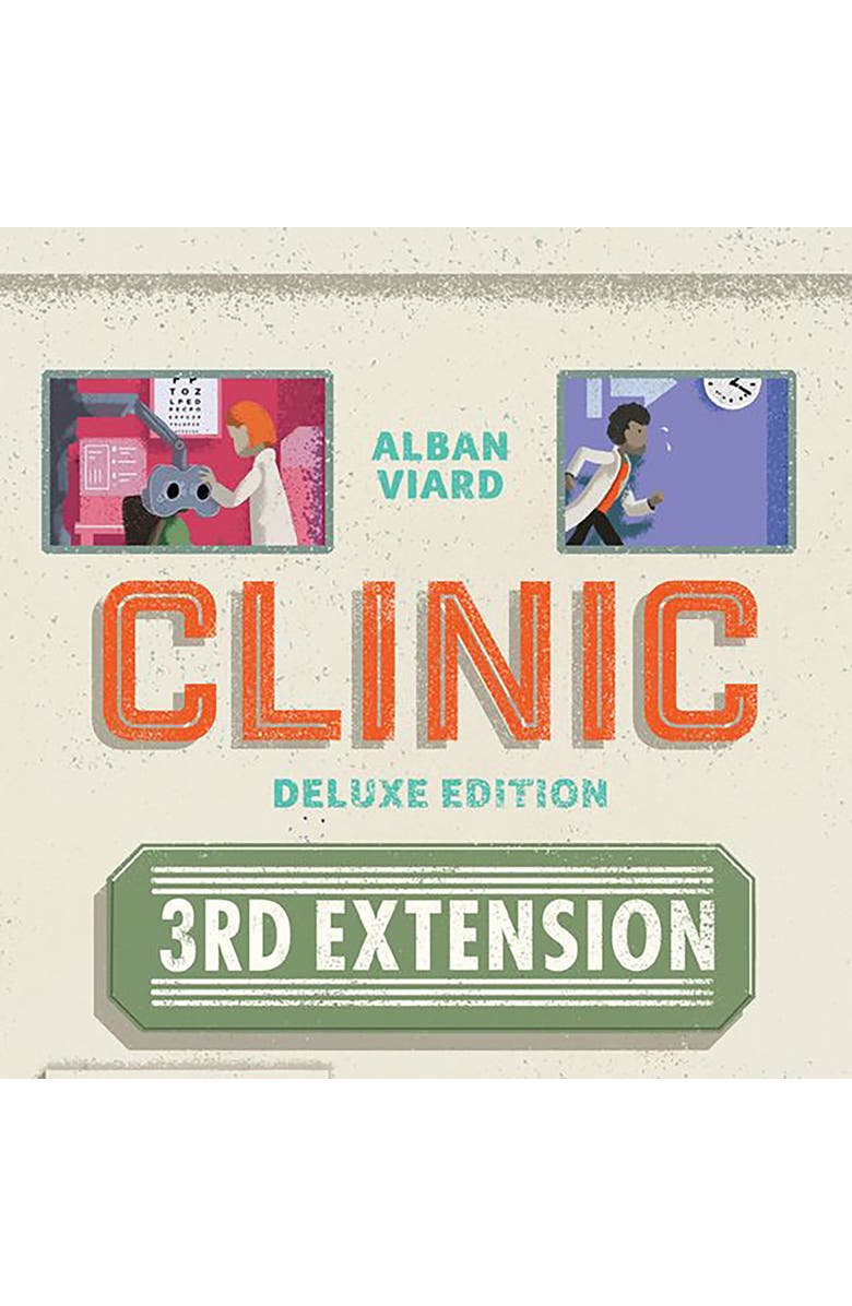 Capstone Games Clinic Deluxe Extension 3 Strategy Board Game, Alternate, color, Multicolored