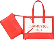CARMEN SOL Venezia Mini Clear Tote