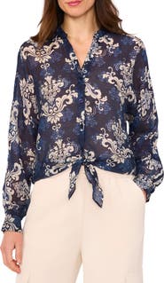 Halogen® Tie Front Top