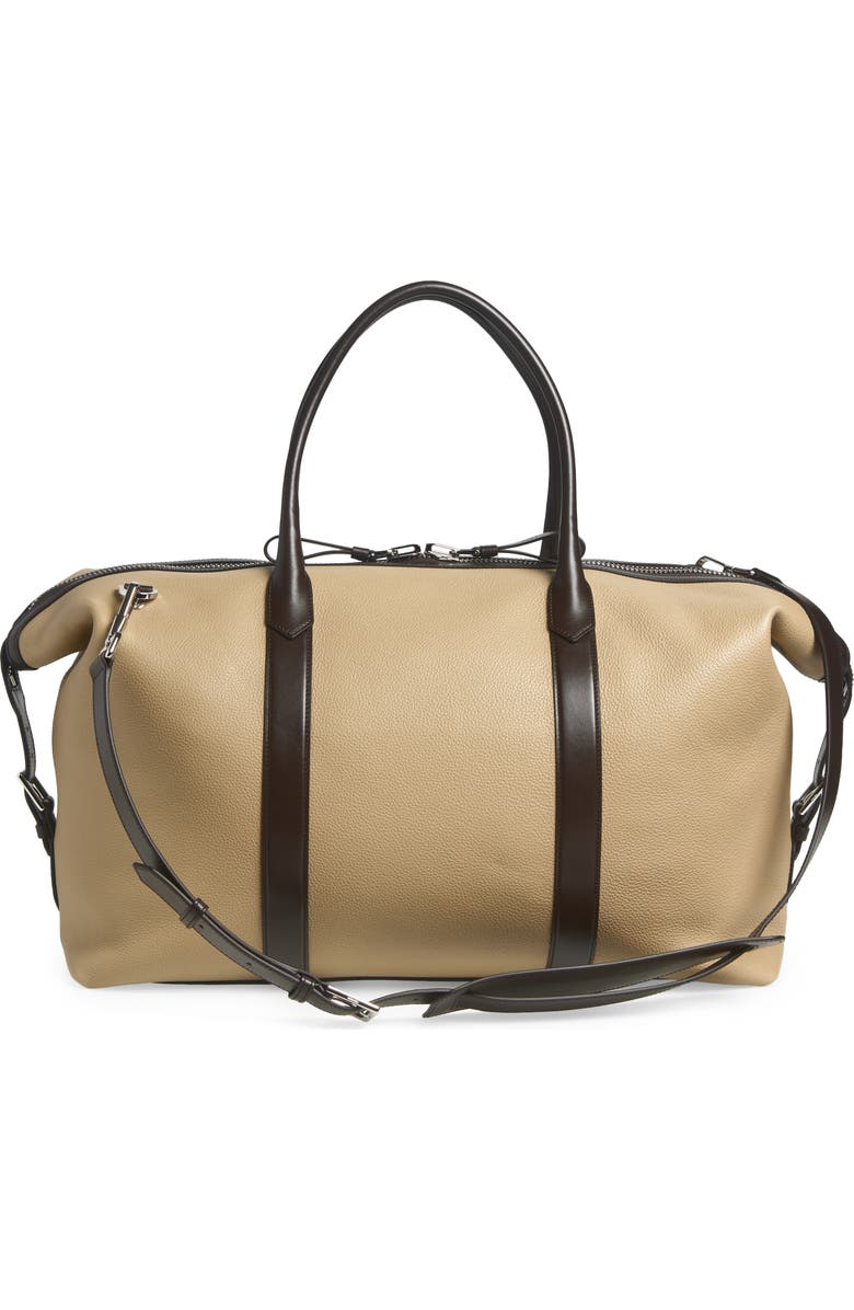 TOM FORD Buckley Leather Weekend Bag, Alternate, color,