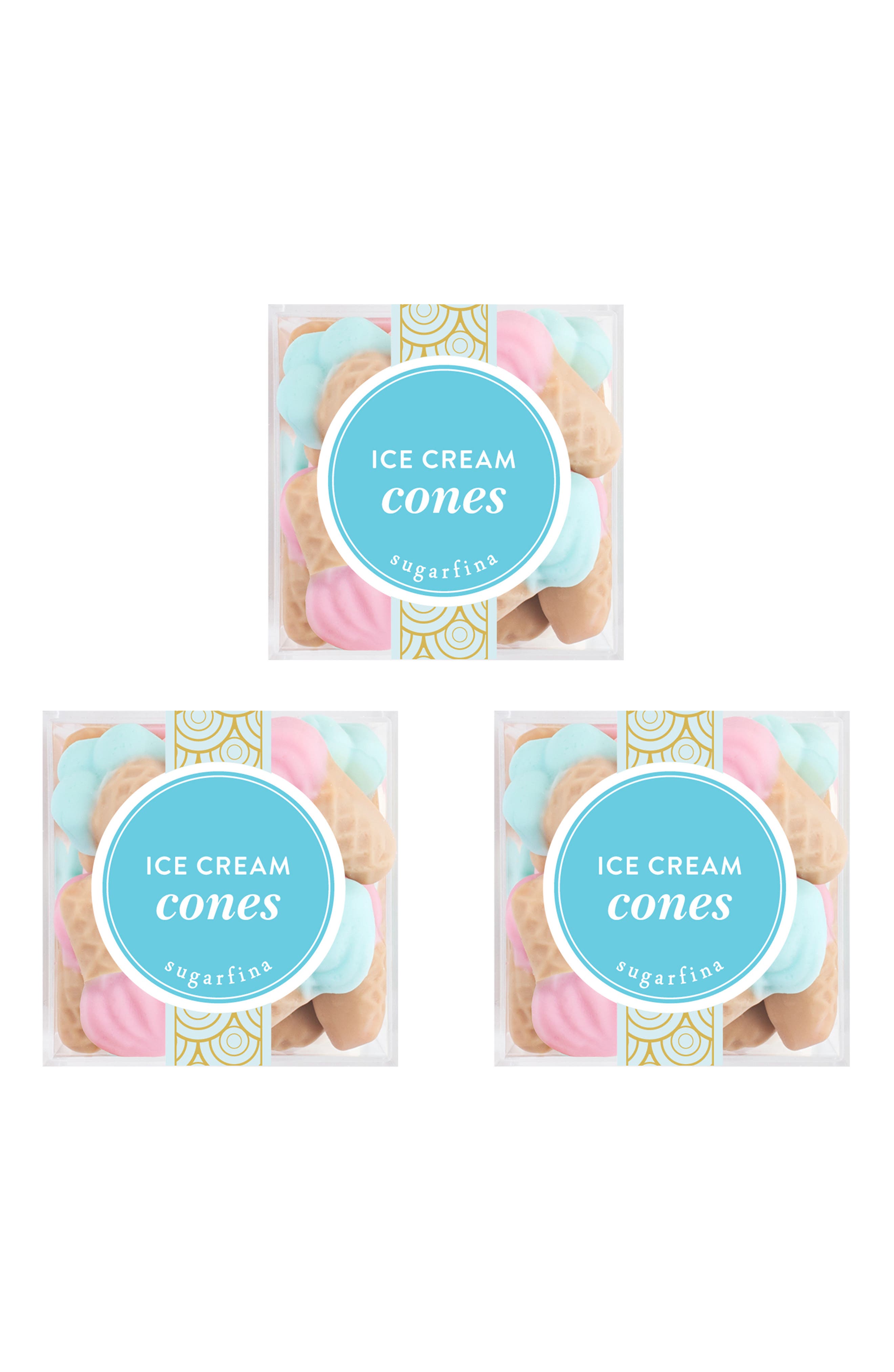 sugarfina Ice Cream Cones - Small Cube 3-Piece Kit