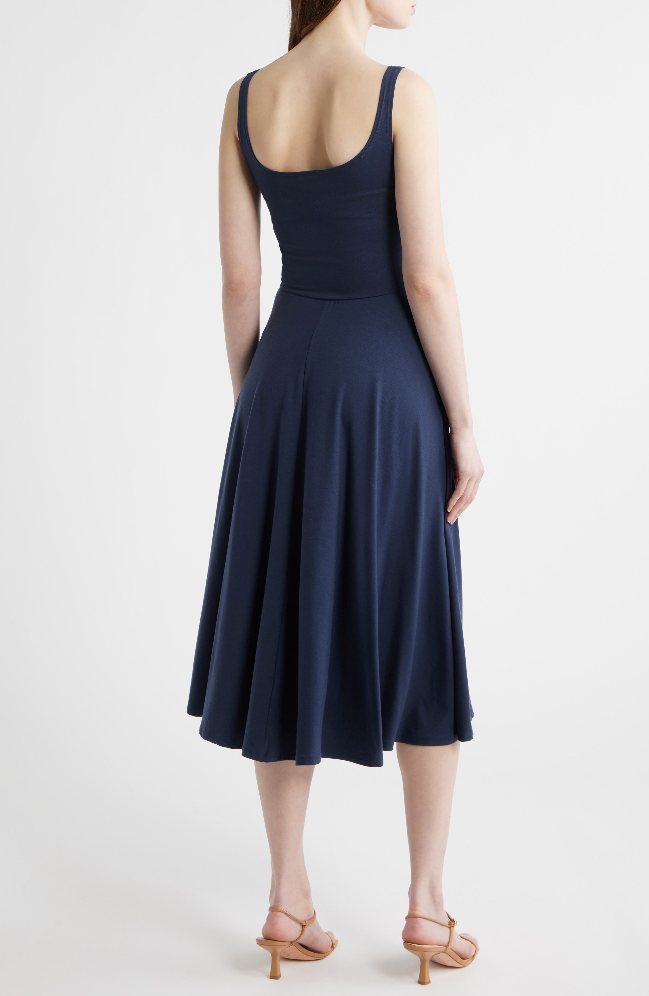 Rou Jersey Midi Dress - image 4