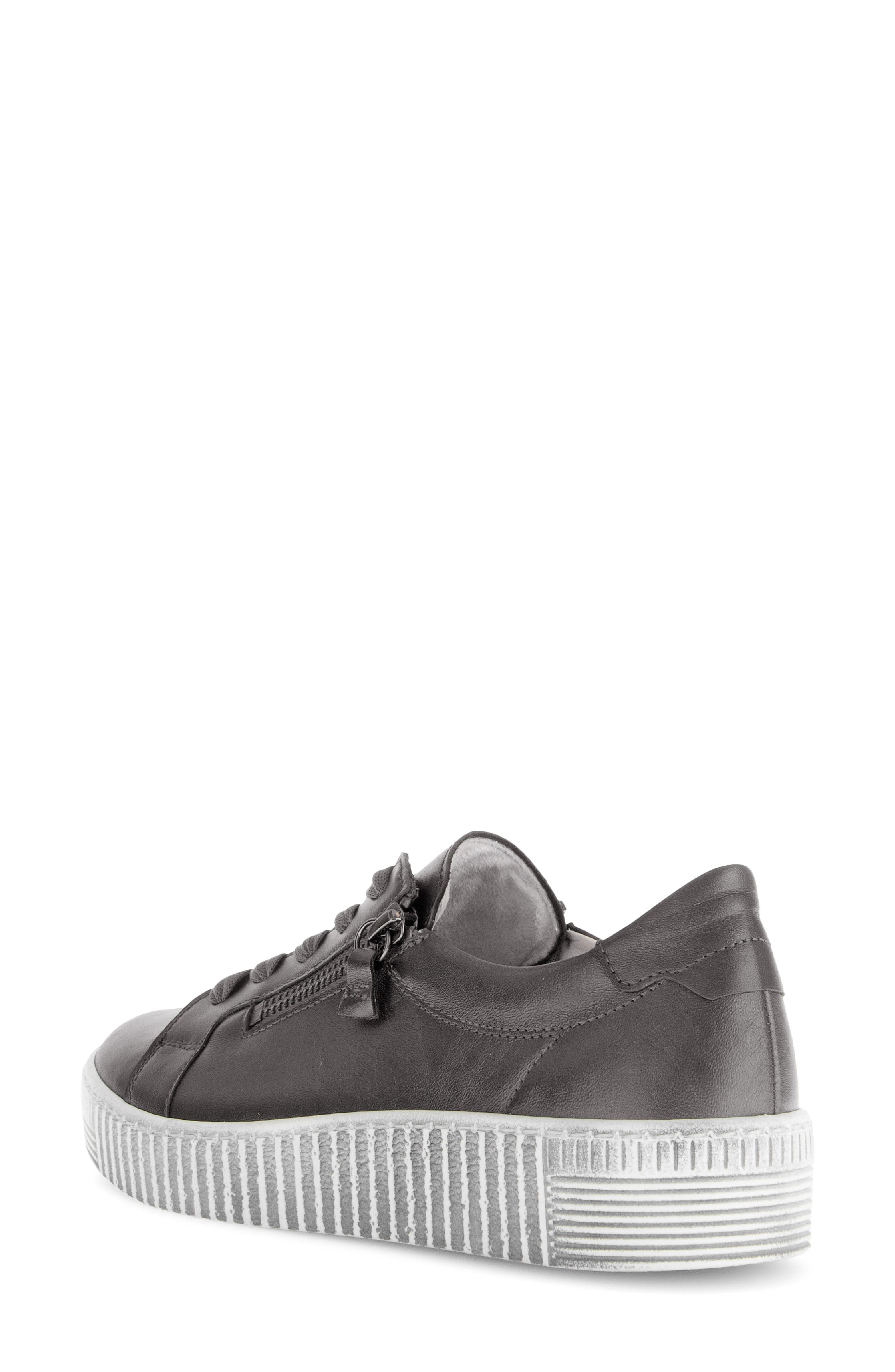 Gabor Low Top Sneaker, Alternate, color, Antik Silver