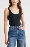Open Edit Scoop Neck Bodysuit