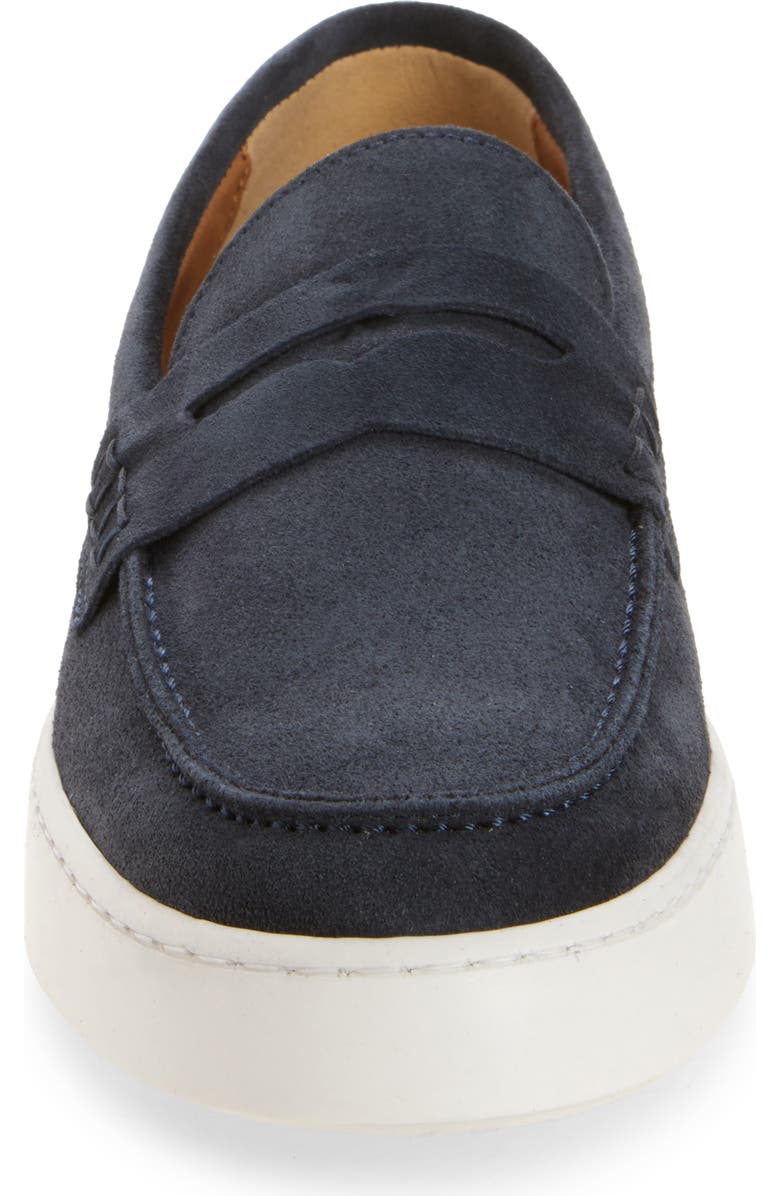 Bruno Magli Magnifico Slip-On, Alternate, color, Navy Suede