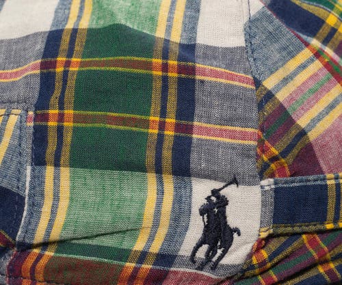 Polo Ralph Lauren Plaid Flat Cap In Multi