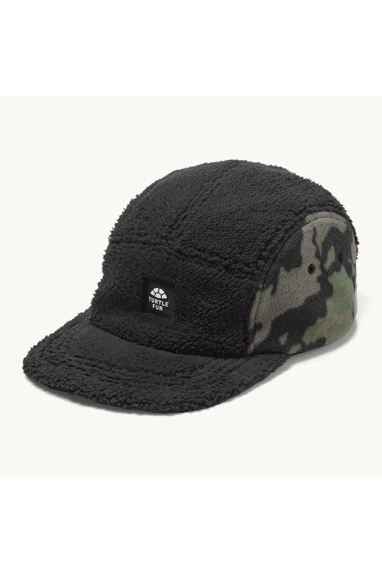 Fleece Art 5-Panel Hat, Main, color, Woodland Camo