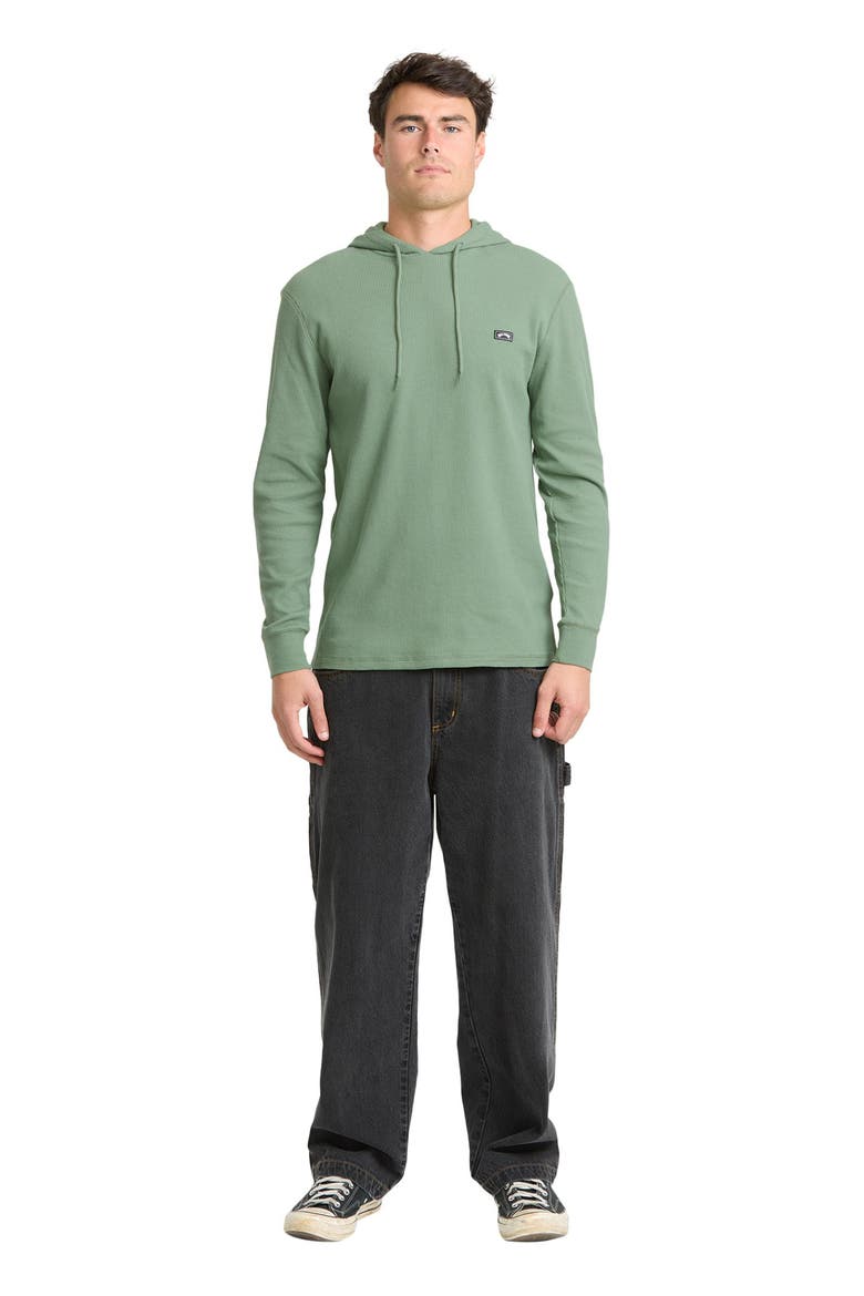 Foundation Thermal Hoodie, Alternate, color, HEDGE GREEN