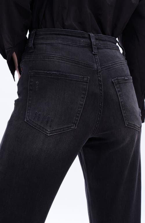 Shop Bayeas High Waist Distressed Flare Jeans