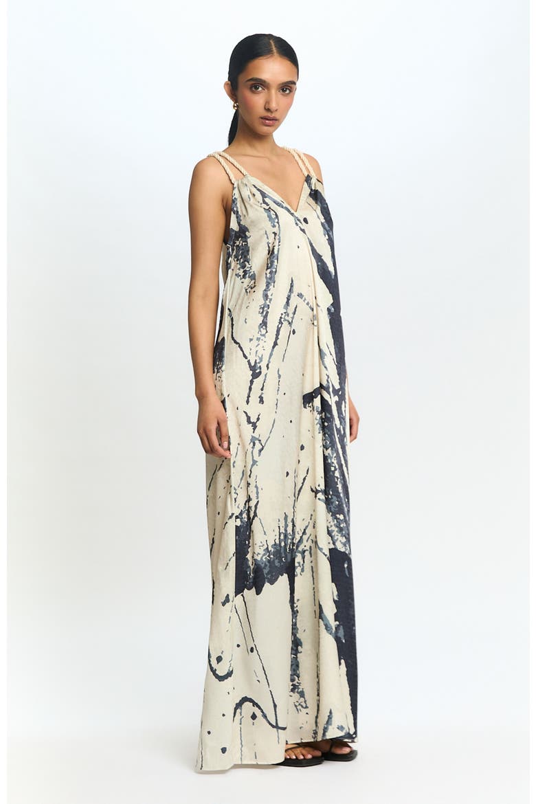 Jwana Castle Hill Rope Dress, Alternate, color, Castle Hill Noir