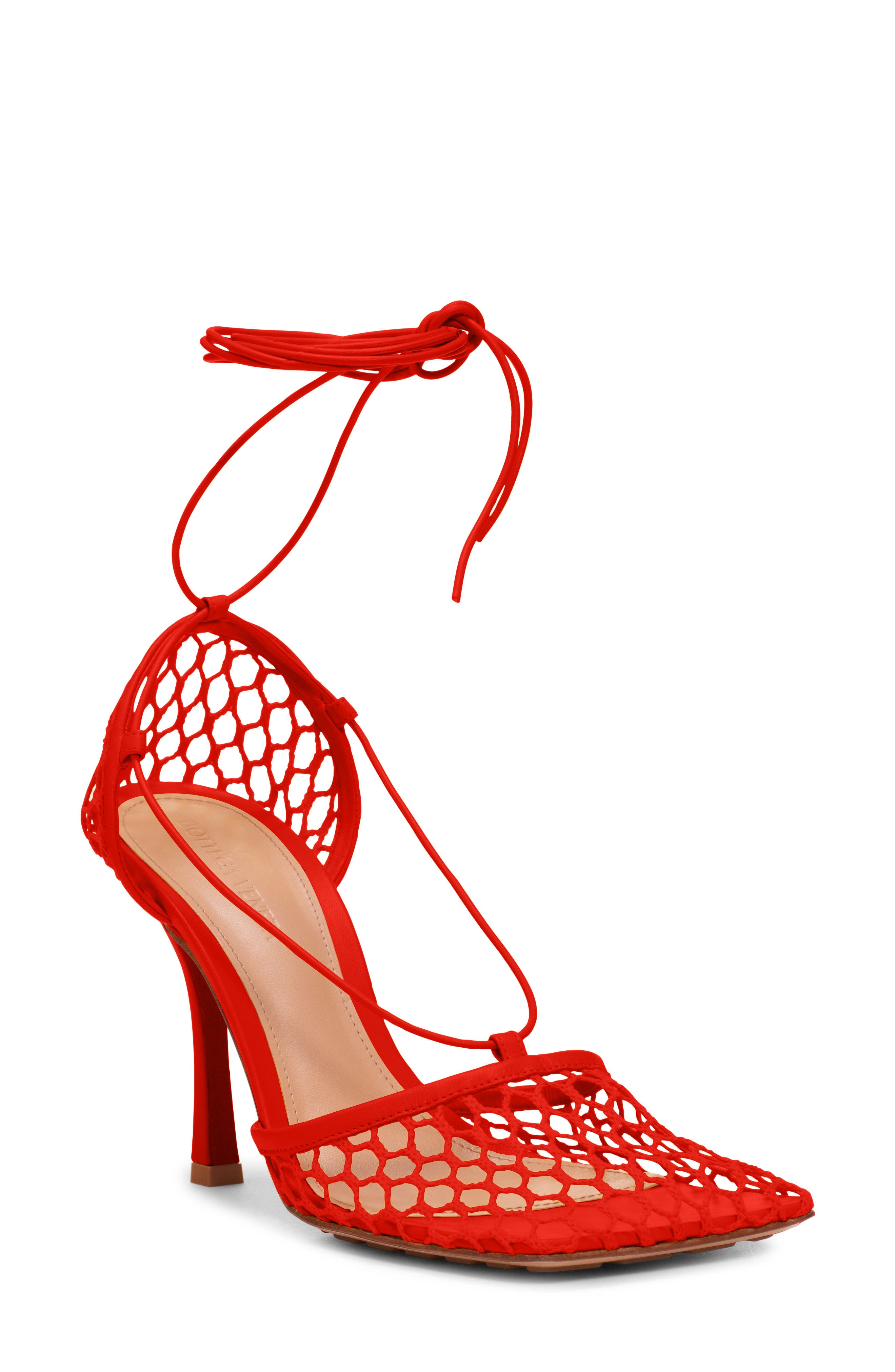 Stretch Sandal, Main, color, TOMATO