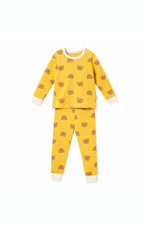 Baby Teddy Bear Long Sleeve Loungewear Set